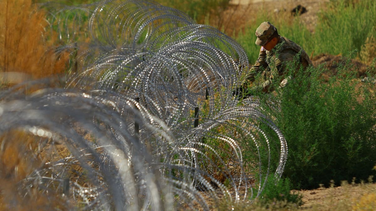 Frontera entre Estados Unidos y México. Foto: Reuters.