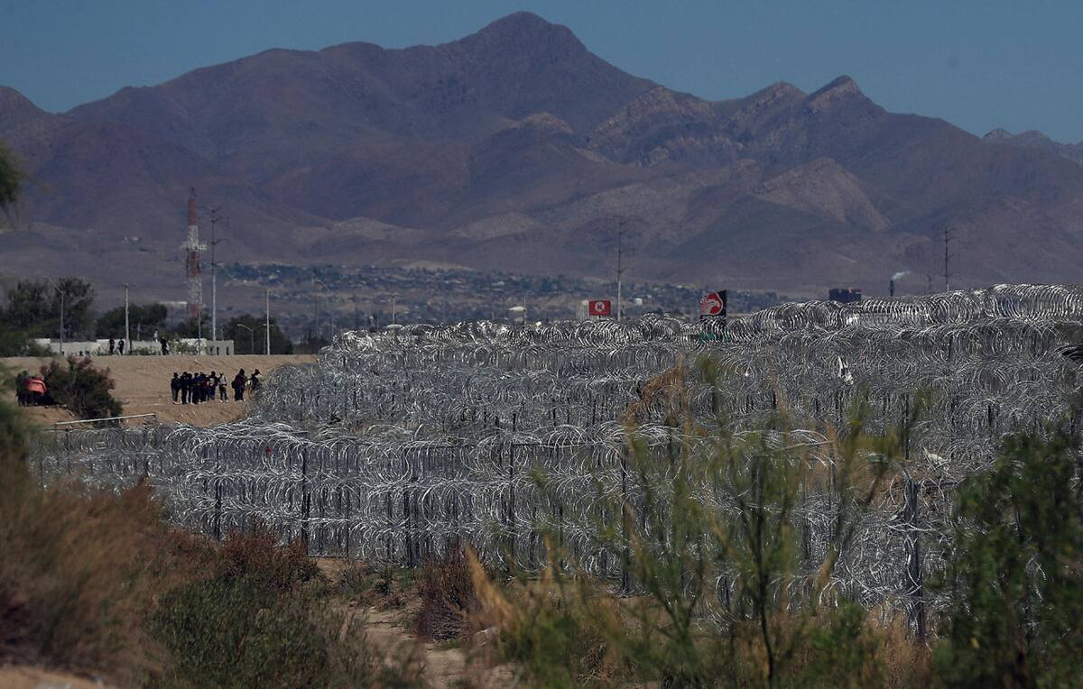 Frontera México-Estados Unidos; migrantes. Foto: EFE