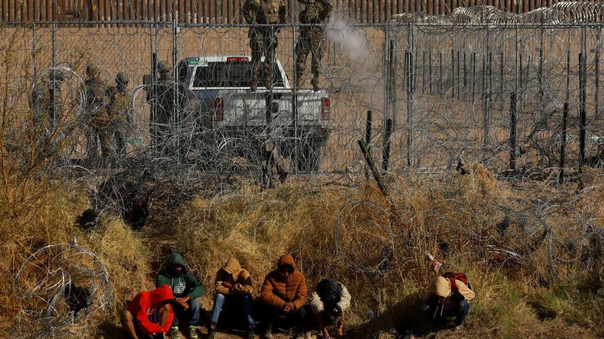Frontera México-Estados Unidos; migrantes. Foto: Reuters