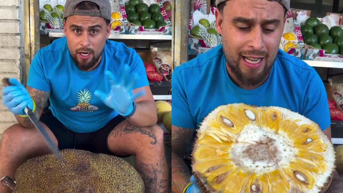 La monstruosa fruta que cambia de sabor según el paladar de cada persona: “Tiene aroma a plátano, naranja y mango; cada gajo viene con una pepa”
