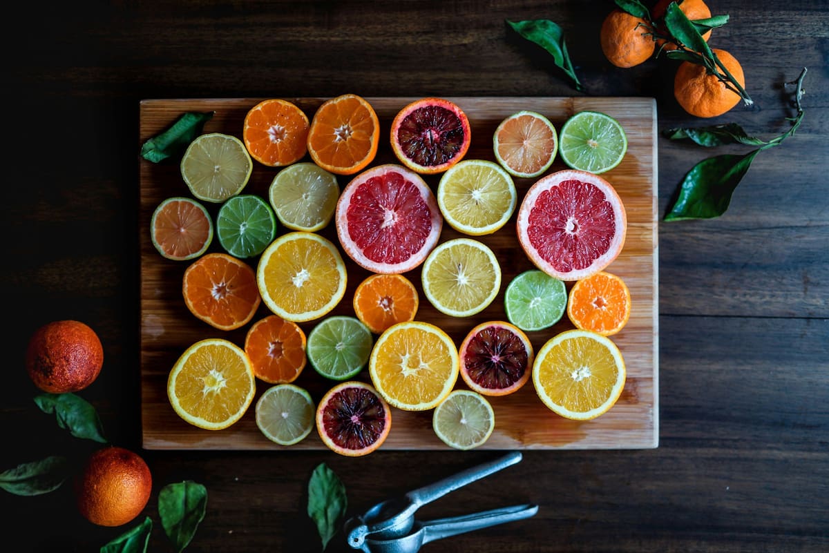 Frutas, citricos. Foto Unsplash.