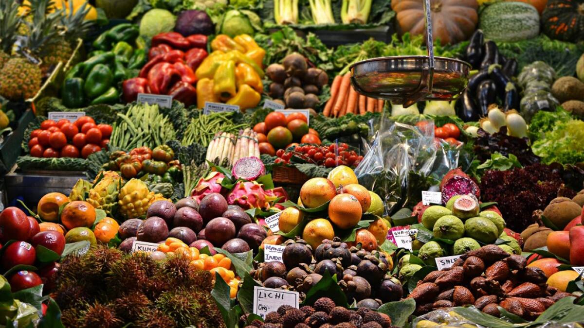 Frutas y verduras. Foto: Unsplash.