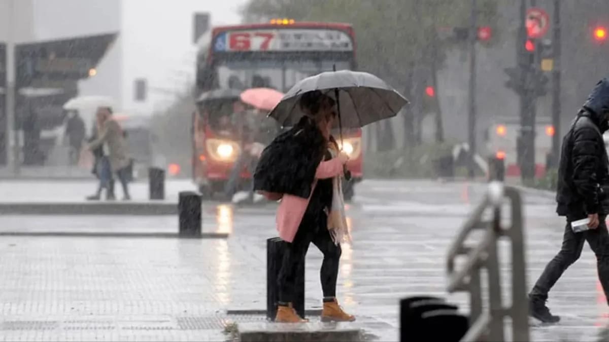 Fuertes tormentas en Buenos Aires. Foto: NA