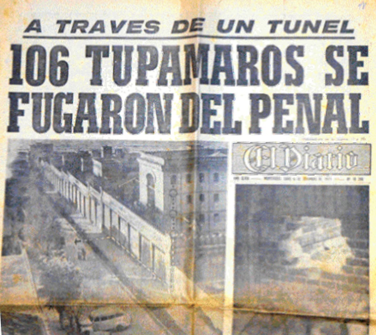 Fuga de presos de la cárcel de Punta Carretas, entre los que se encontraba José Mujica