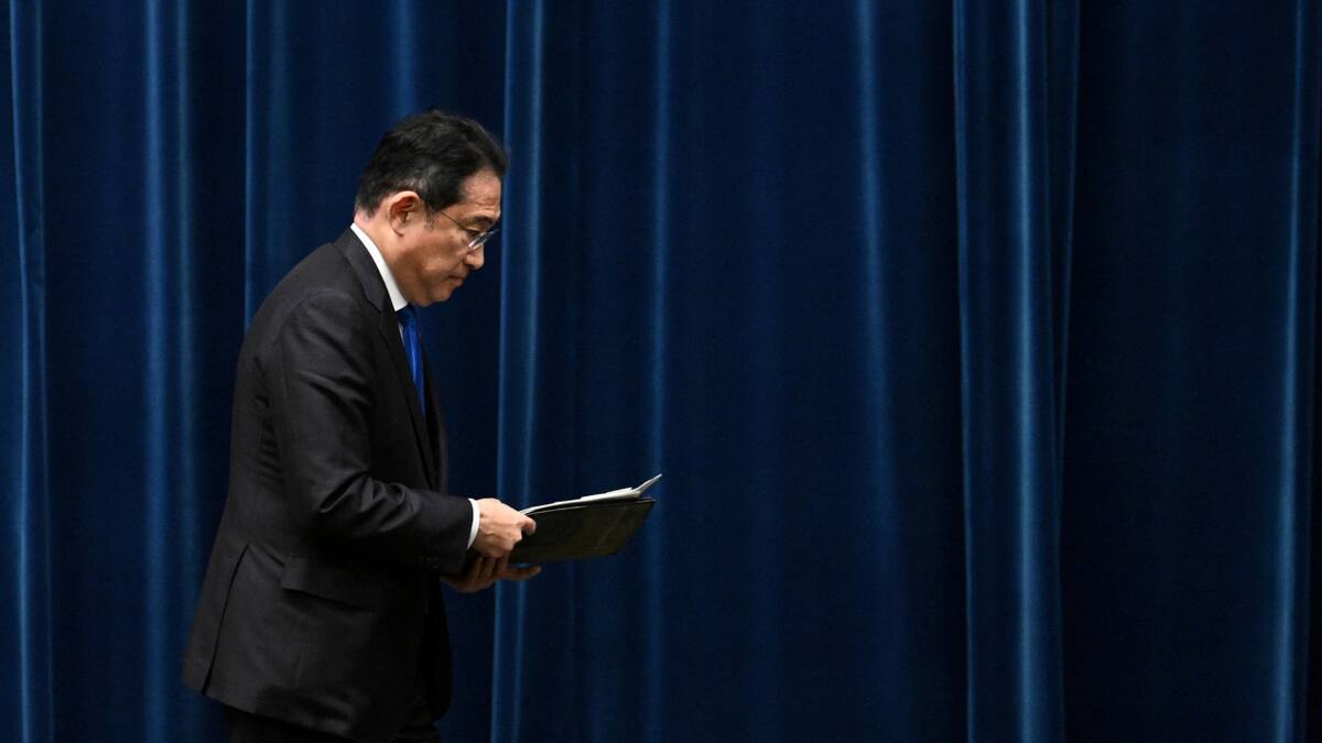 Fumio Kishida, primer ministro japonés. Foto: Reuters