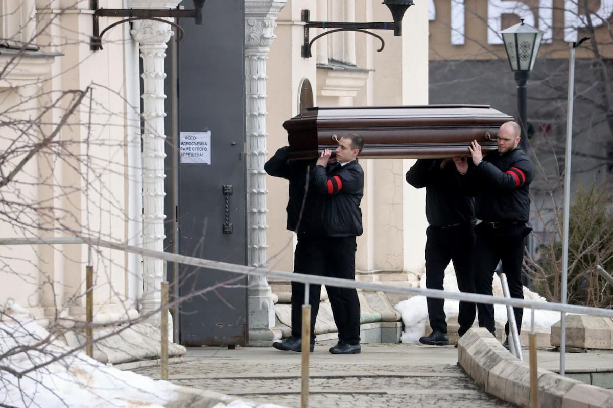 Funeral de Navalny. Foto: EFE