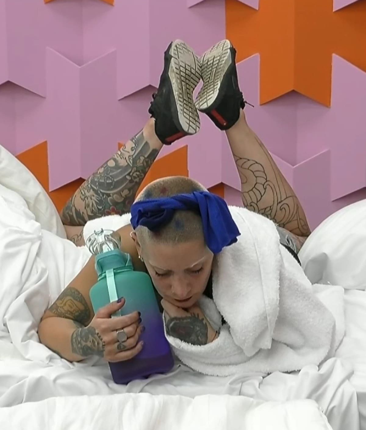 Furia de "Gran Hermano". Foto: Captura.
