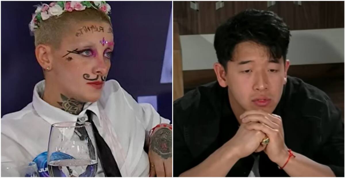 Furia y el Chino de Gran Hermano. Fotos: captura Telefe.