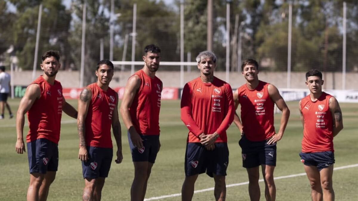 Futbolistas de Independiente. Foto: @Independiente.