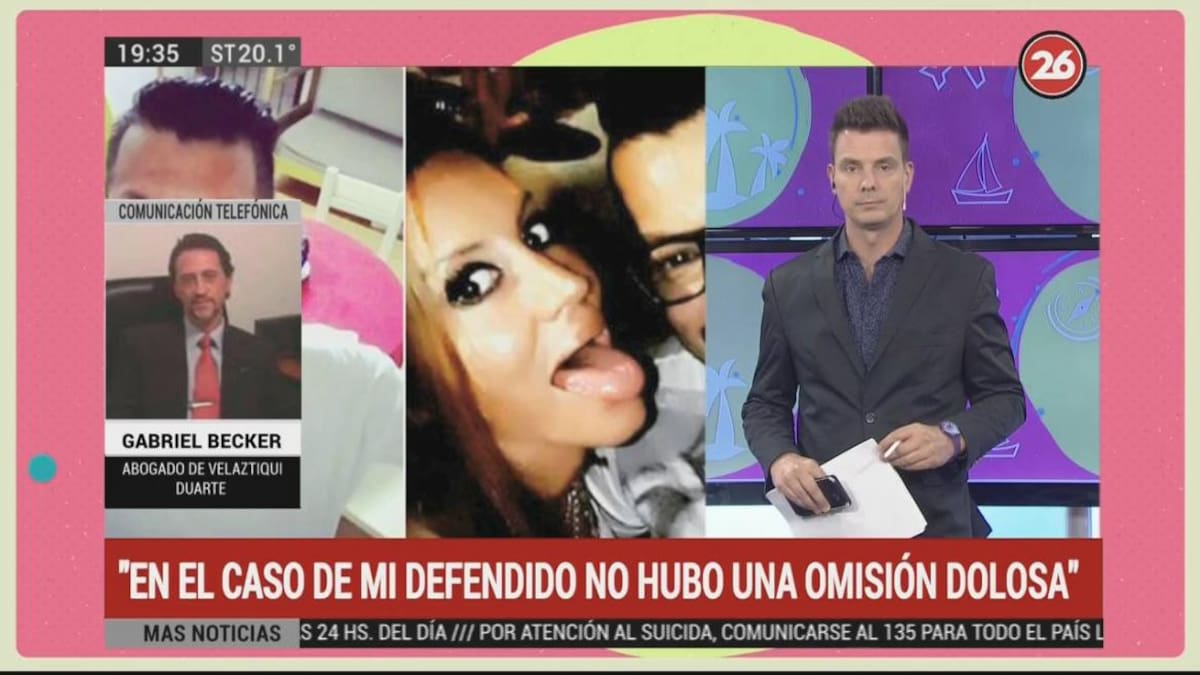 Gabriel Becker, el abogado de Raúl Velaztiqui Duarte, muerte de Natacha Jaitt,