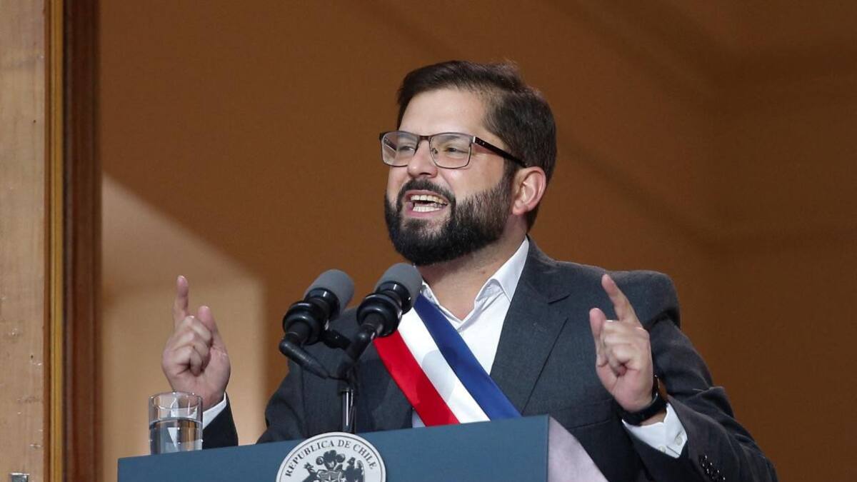 Gabriel Boric, presidente de Chile. Foto: REUTERS