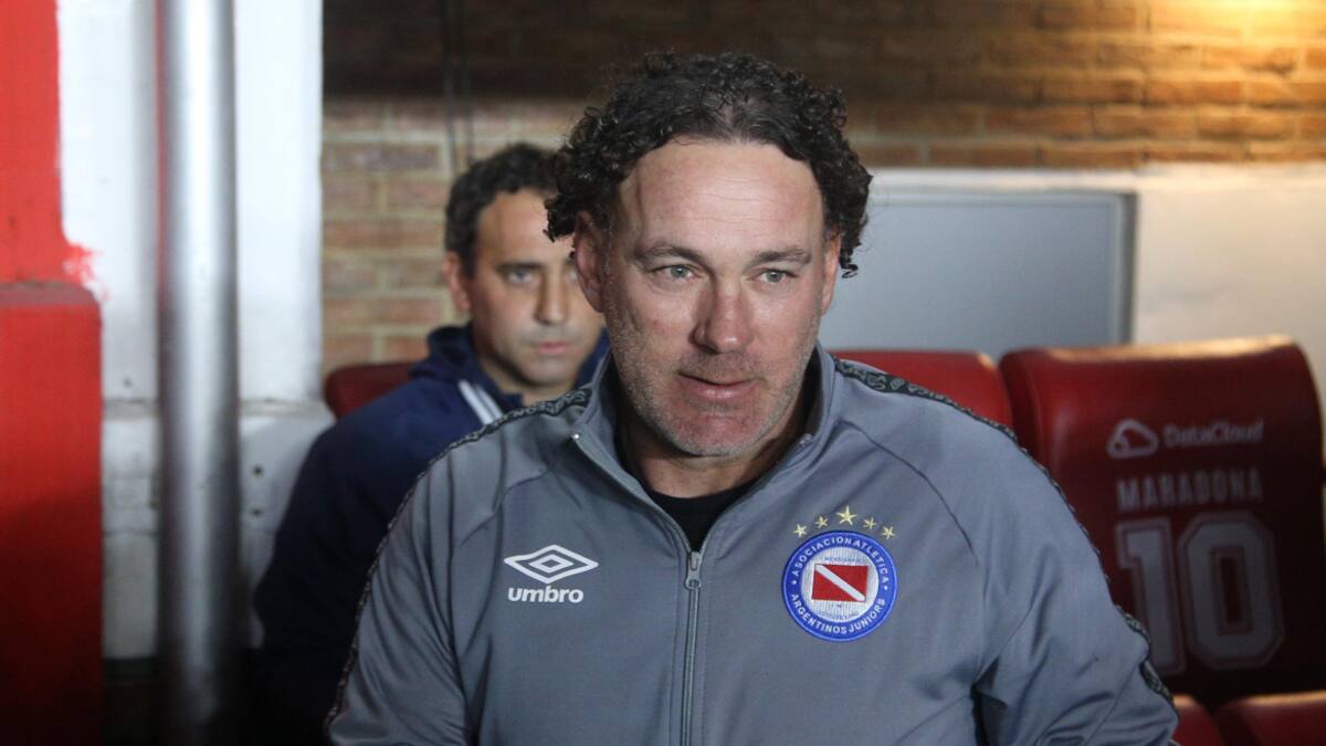 Gabriel Milito, entrenador de Argentinos Juniors. Foto: NA.