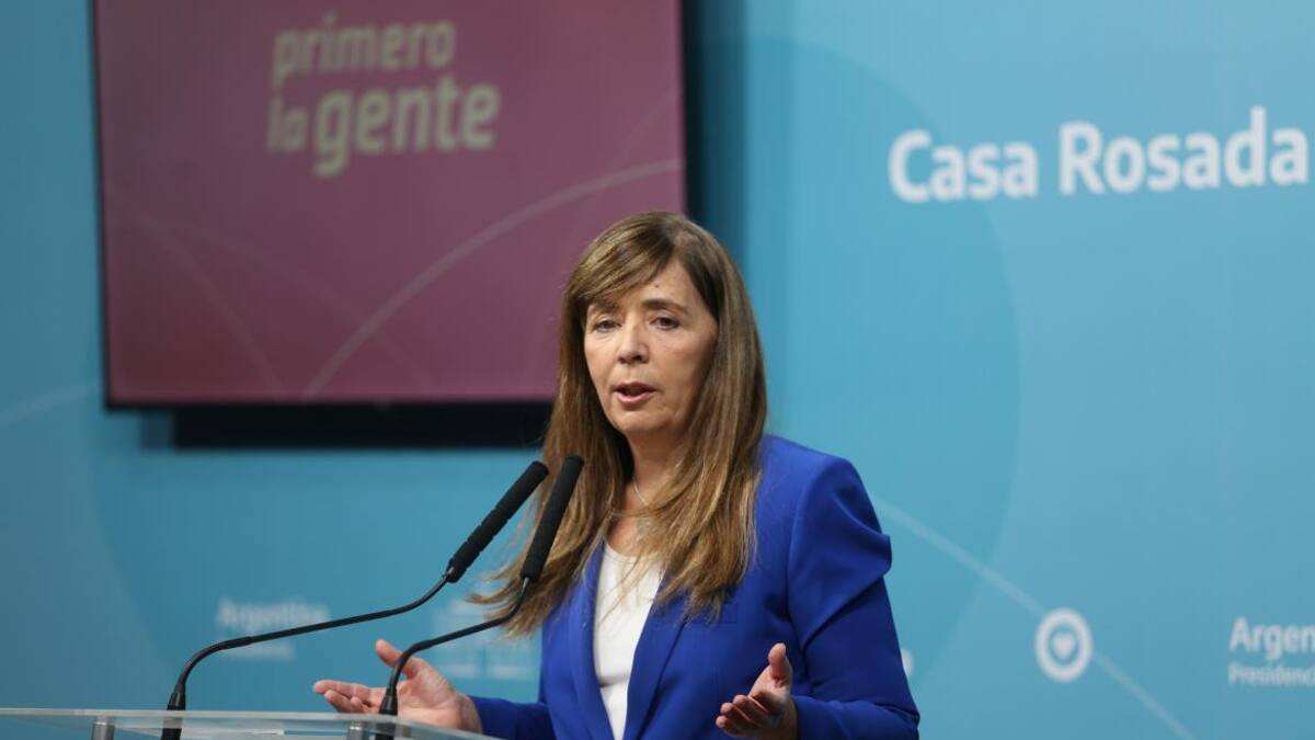 Gabriela Cerruti, portavoz presidencial. Foto: NA.