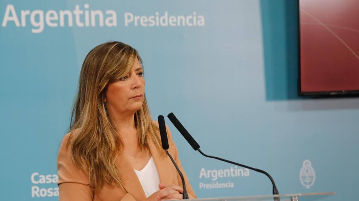 Gabriela Cerruti, vocera del Gobierno, foto NA