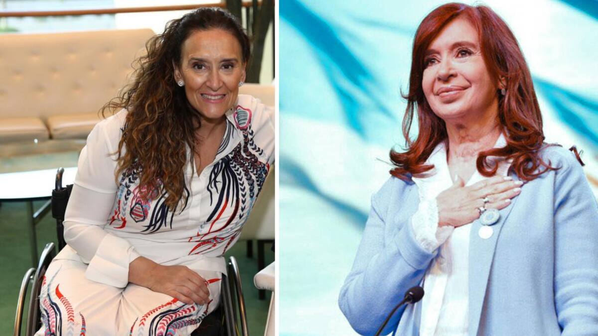 Gabriela Michetti y Cristina Fernández de Kirchner, NA