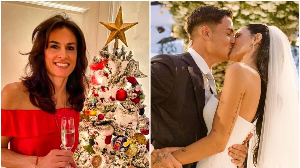 Gabriela Sabatini no asistió al casamiento de Oriana y Paulo. Fotos: Instagram