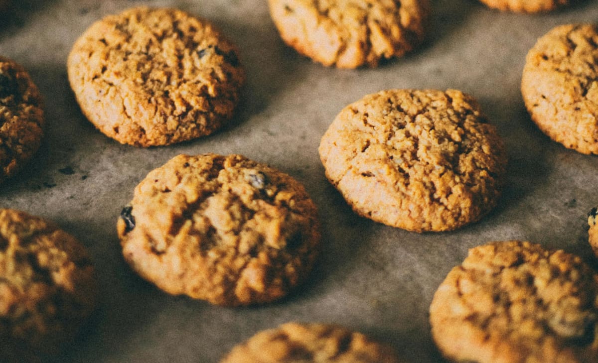 Galletas de avena, galletitas. Foto: Pexels.