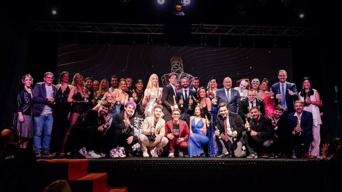 Ganadores del Martín Fierro Digital edición 2023. Foto: Five Pro Events