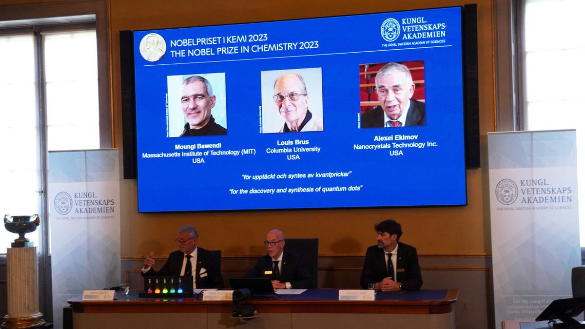 Ganadores del Premio Nobel de Química. Foto: Reuters.