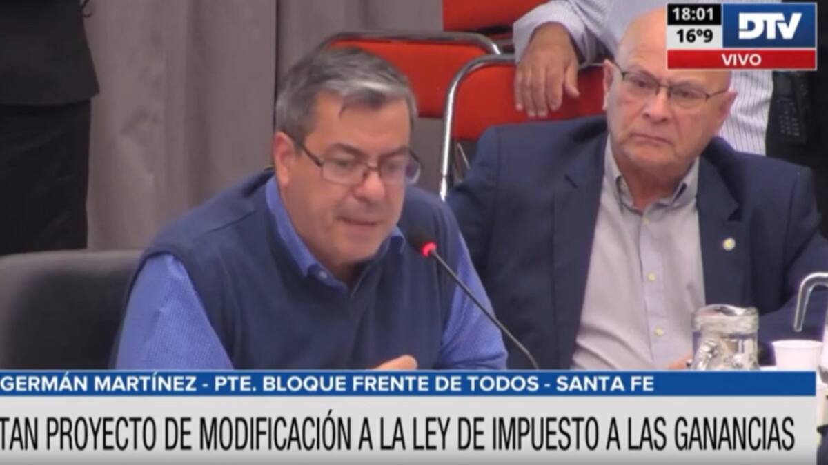 Ganancias: dictamen al proyecto que beneficiará a trabajadores y jubilados. Foto: Diputados.