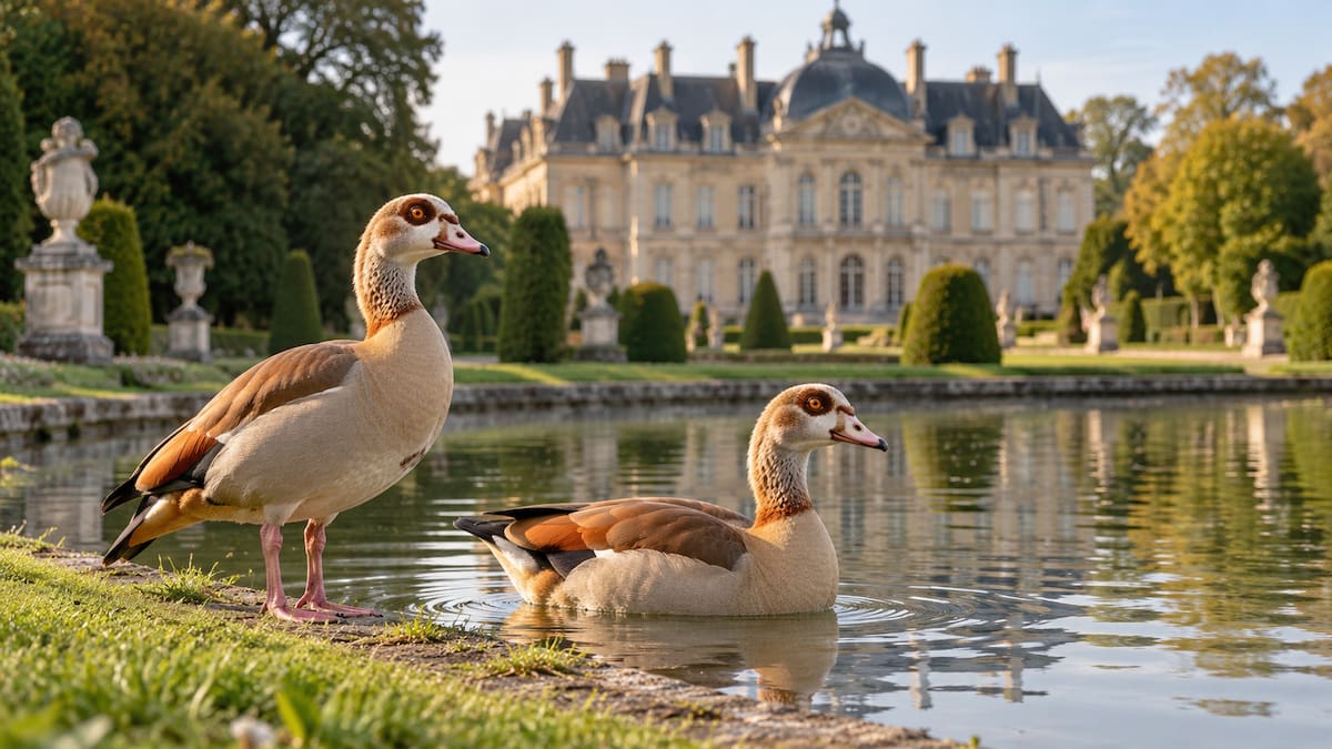 Un estudio de cuatro años en Alemania reveló que los gansos egipcios consumen cultivos de maíz y transportan 17 especies de parásitos.