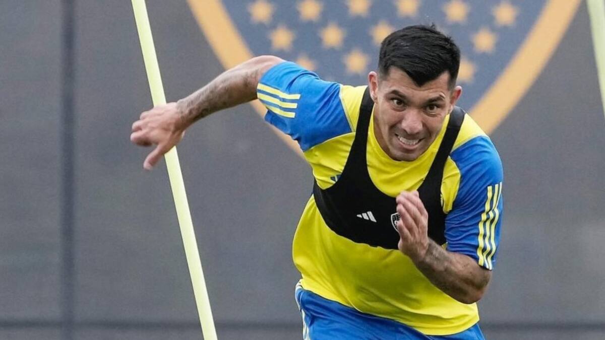 Gary Medel, Boca. Foto: NA