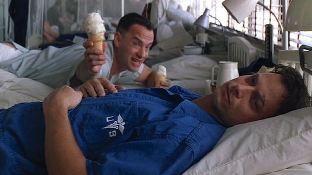Gary Sinise protagonizó junto a Tom Hanks "Forrest Gump"