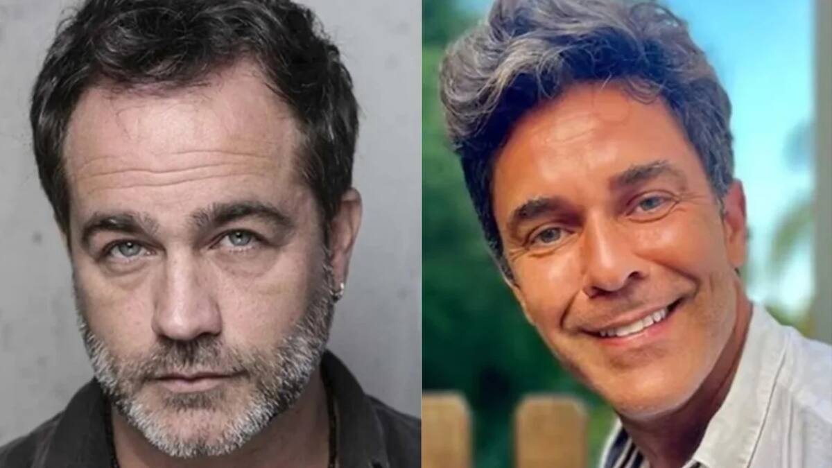 Gastón Pauls y Mariano Martínez. Foto: NA