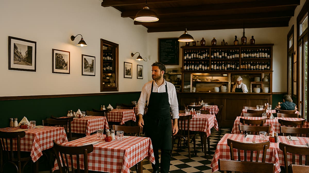 Un nuevo bodegón en Palermo revive la cocina porteña clásica con platos XL y espíritu barrial