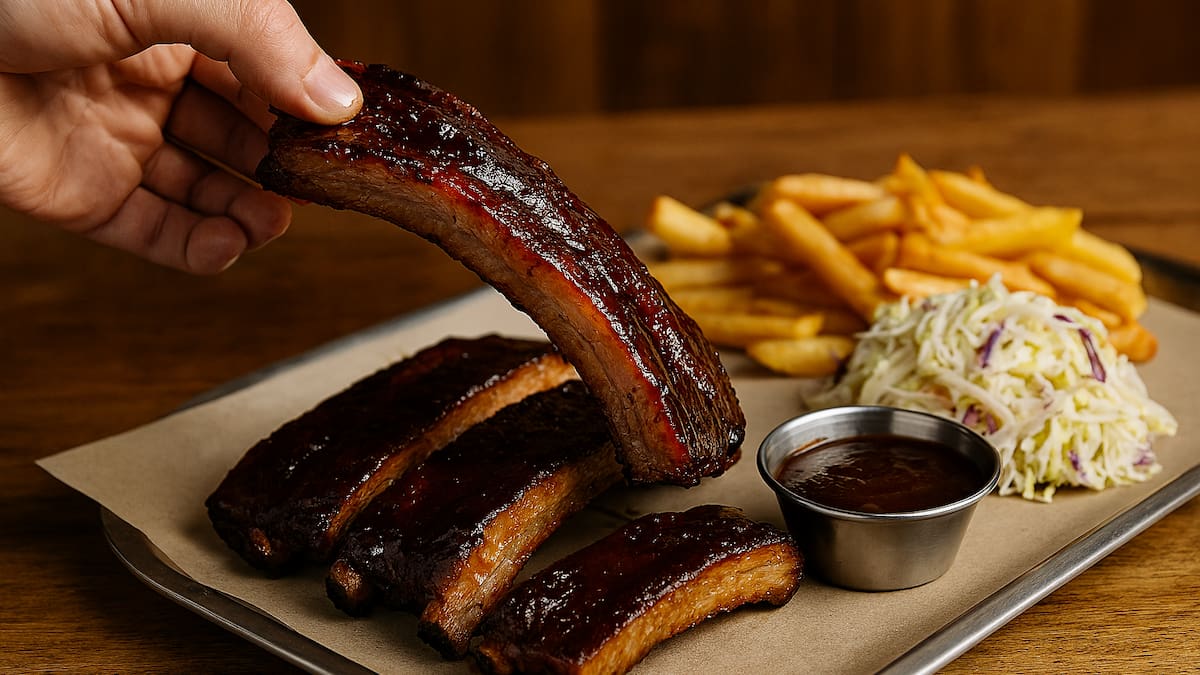 Fuego lento, humo y salsa BBQ: las ribs que todos están buscando en Buenos Aires