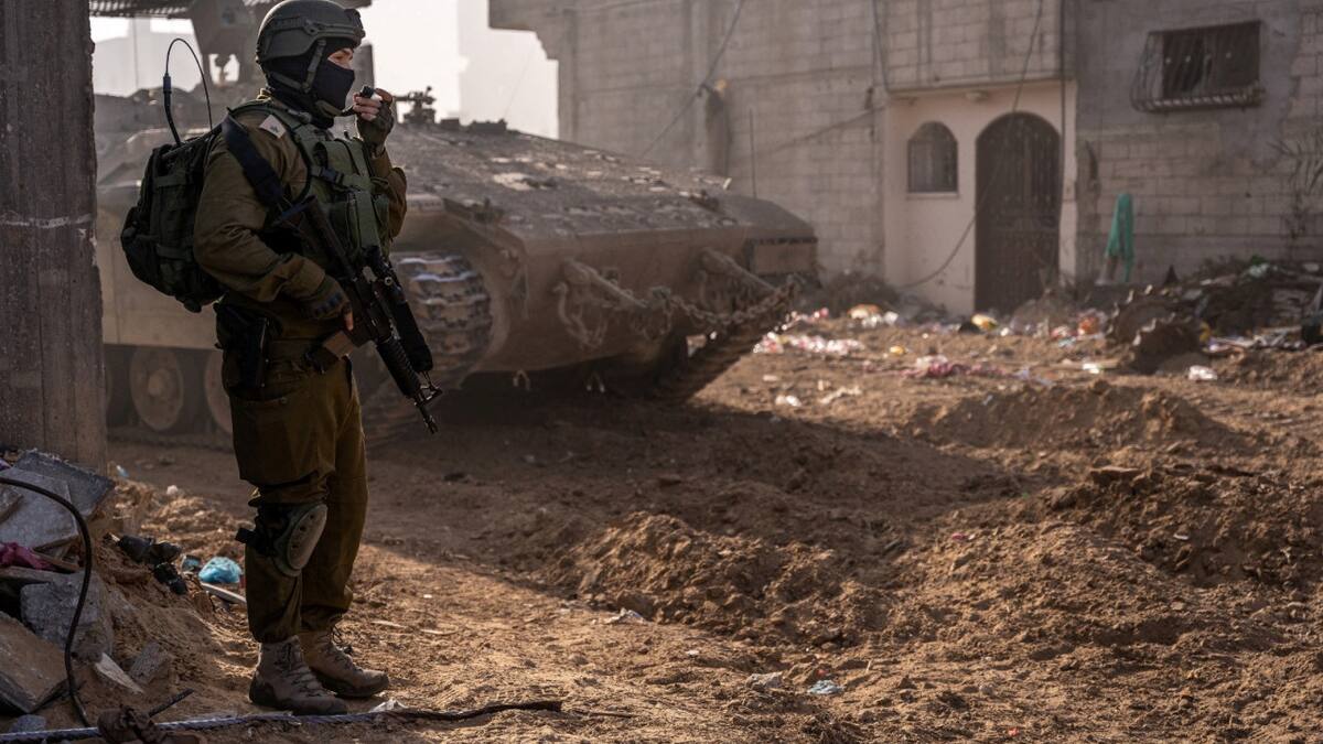 El Ejército israelí en la Franja de Gaza. Foto: Reuters