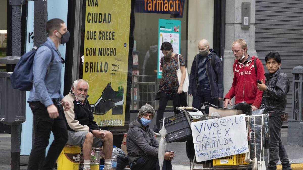 Gente en situación de calle, Ciudad de Buenos Aires, Agencia NA.