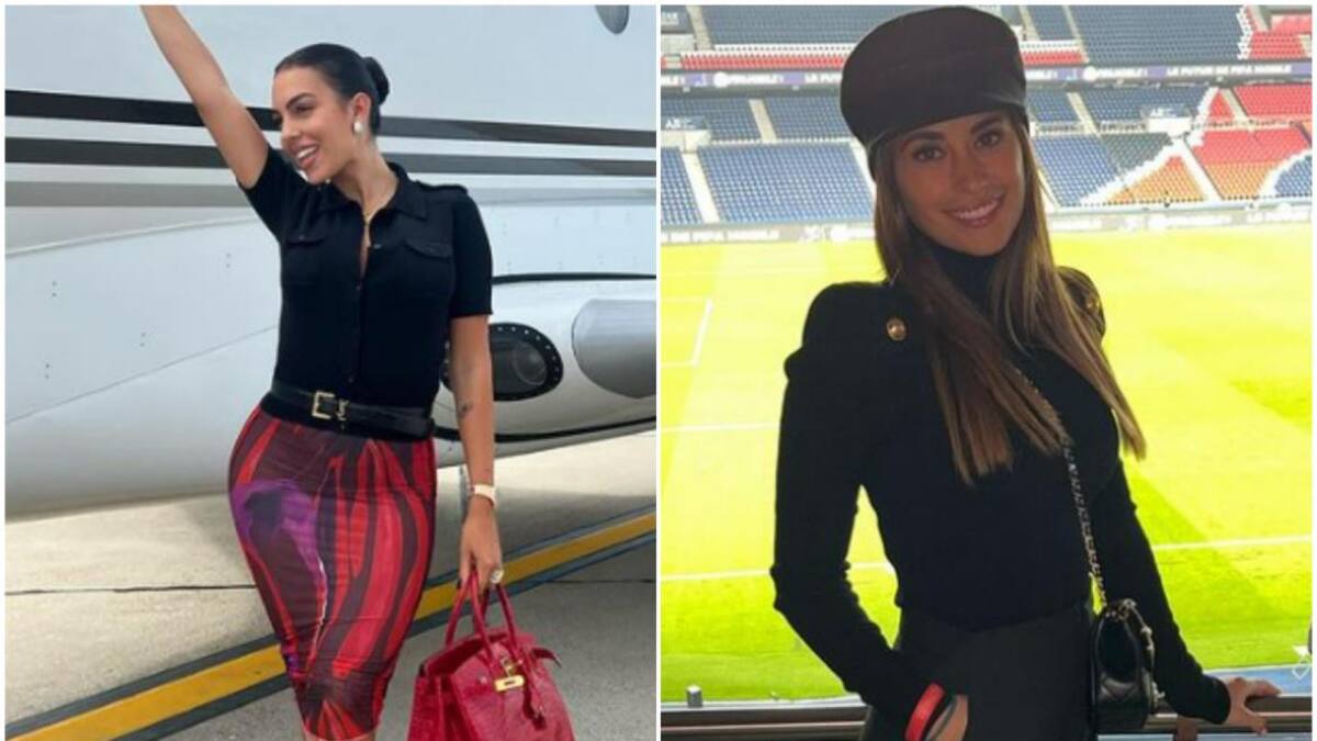 Georgina Rodriguez y Antonela Roccuzzo. Fotos: Instagram/georginagio - antonelaroccuzzo