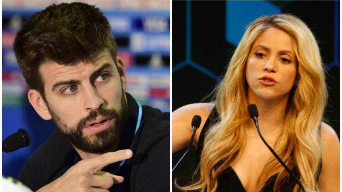 Gerard Piqué y Shakira. Fotos: NA - Reuters