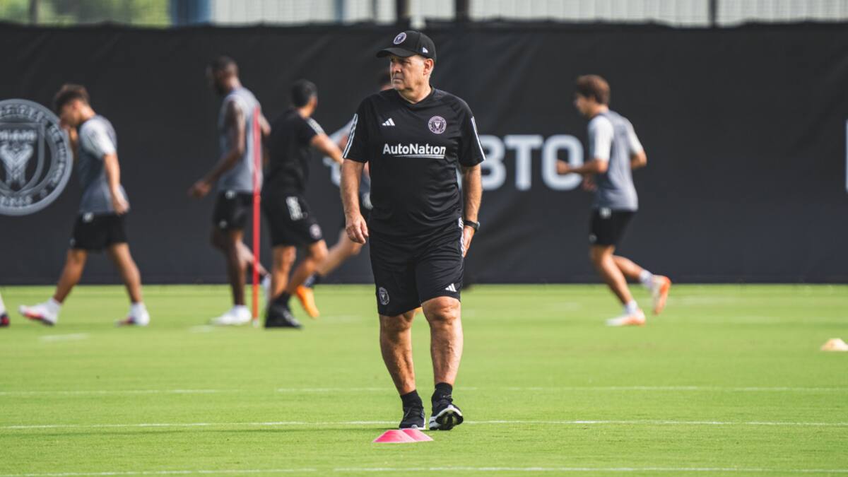 Gerardo Martino en el Inter Miami. Foto: @InterMiamiCF.