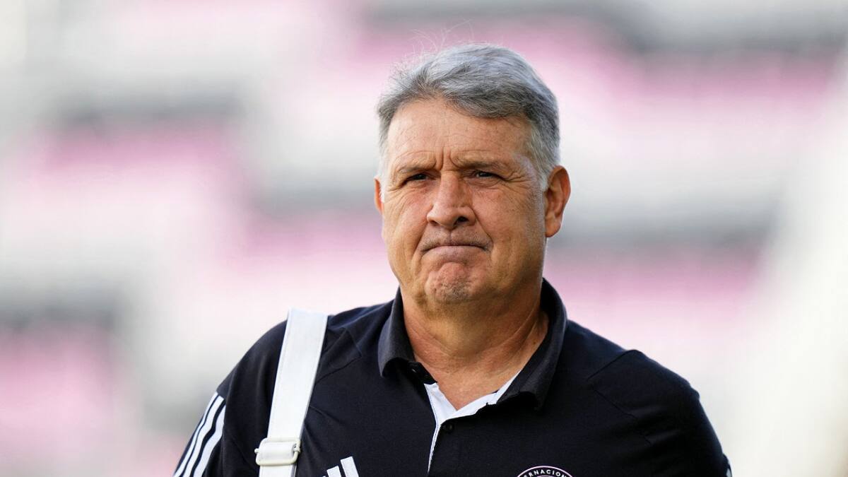 Gerardo Martino deslizó cuándo podría volver a jugar Lionel Messi en Inter Miami. Foto: Reuters.