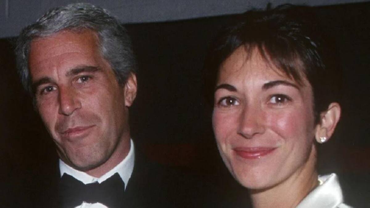 Ghislaine Maxwell y Jeffrey Epstein. Foto: Archivo.