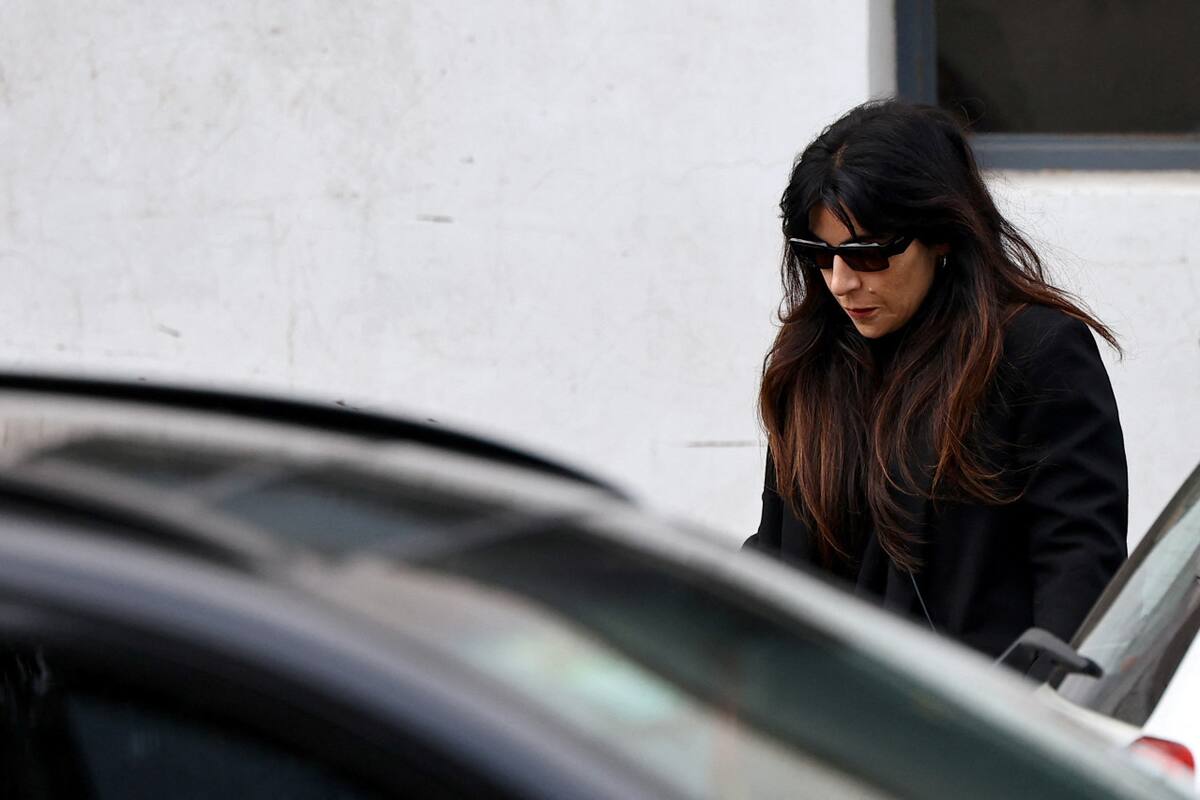 Gianinna Maradona en el juicio por la muerte de Maradona. Foto: REUTERS.