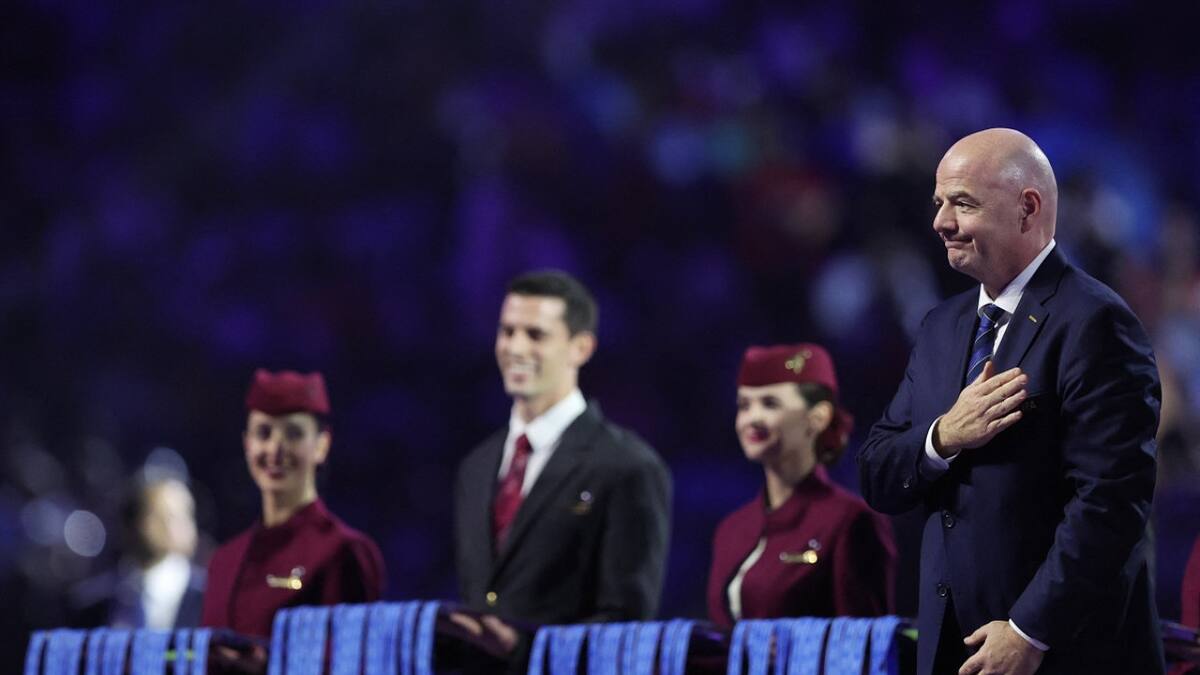 Gianni Infantino, el presidente de la FIFA. Foto: Reuters.