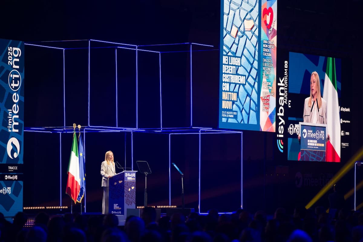 Giorgia Meloni, primera ministra de Italia.