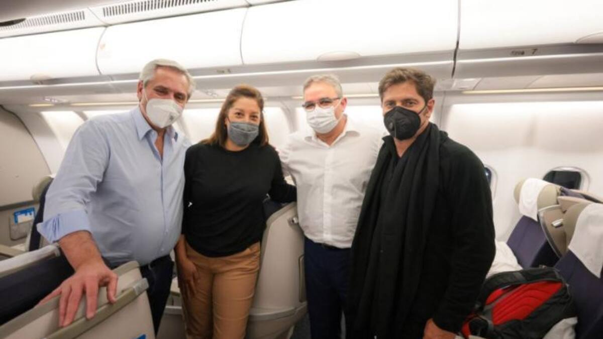 Gira de Alberto Fernández, foto NA