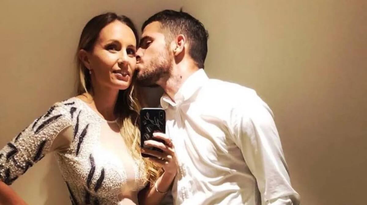 Gisela Dulko y Fernando Gago. Foto: Instagram @giseladulko.