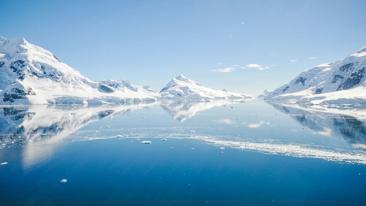 Glaciares e la Antártida. Foto: Unsplash.