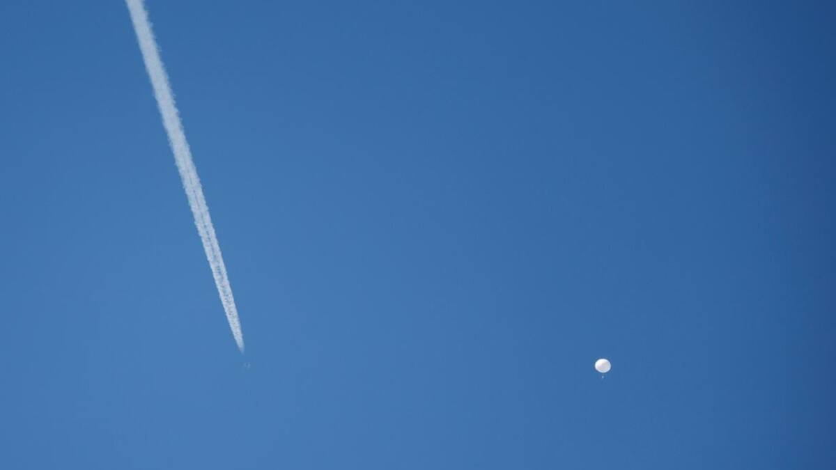 Globo aerostático espía de China, Reuters