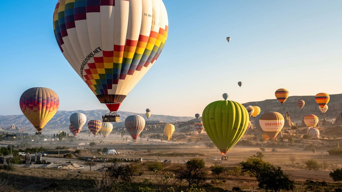 Globos aerostáticos. Foto: Unsplash.