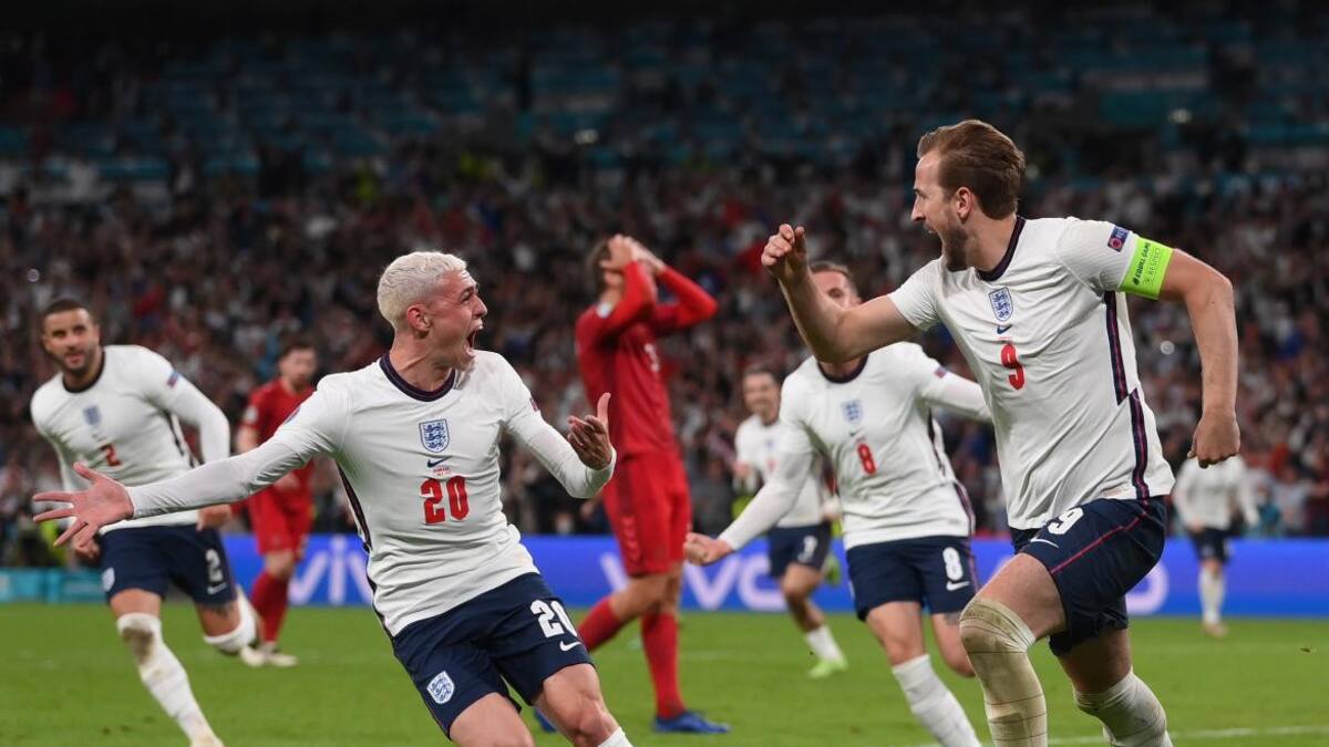 Gol de Inglaterra ante Dinamarca por la Eurocopa, AGENCIA EFE
