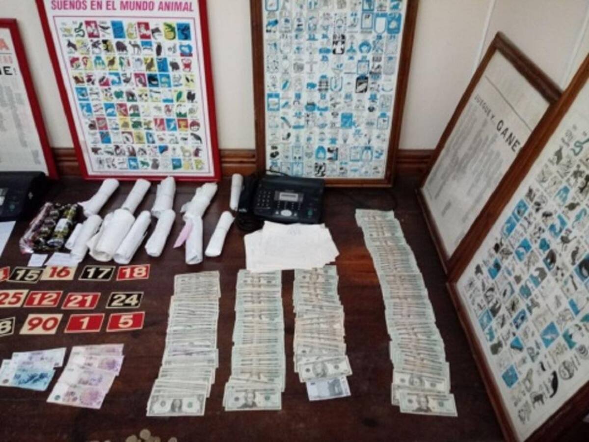 Golpe al juego clandestino - quiniela trucha