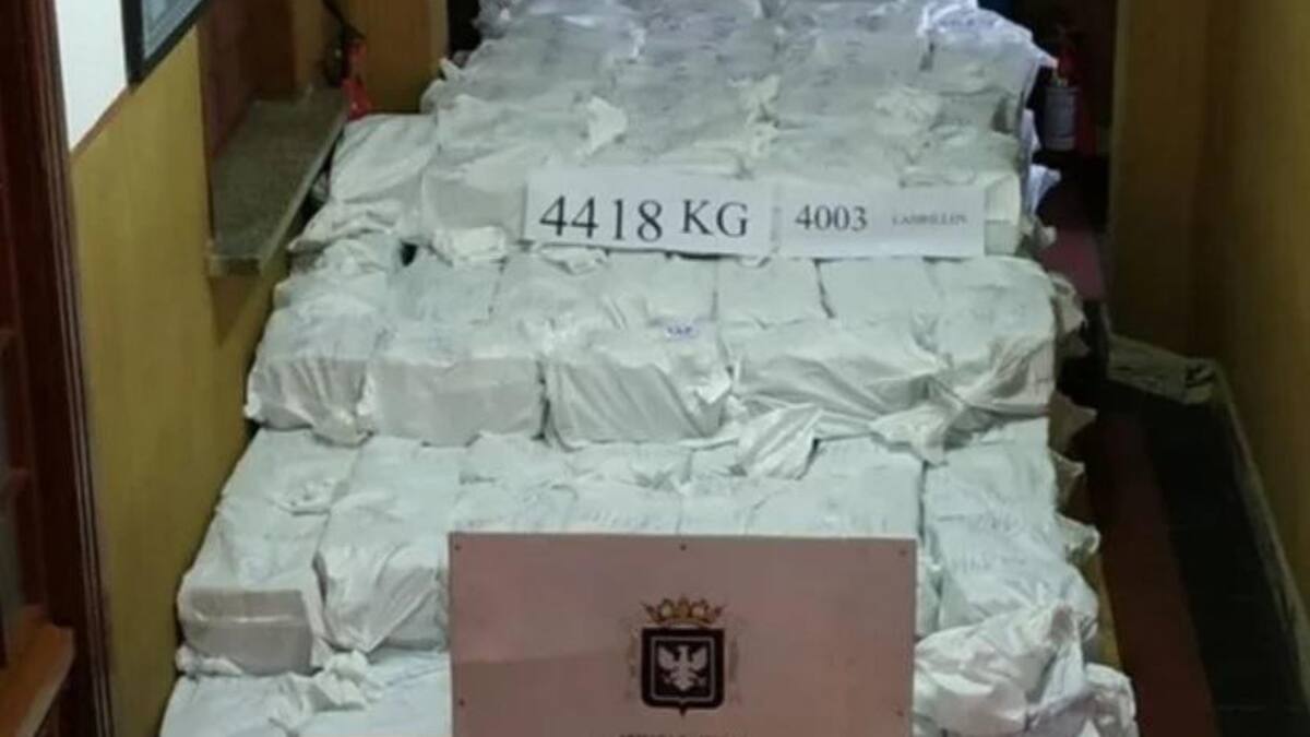 Golpe al narcotráfico en Uruguay, foto Armada de Uruguay