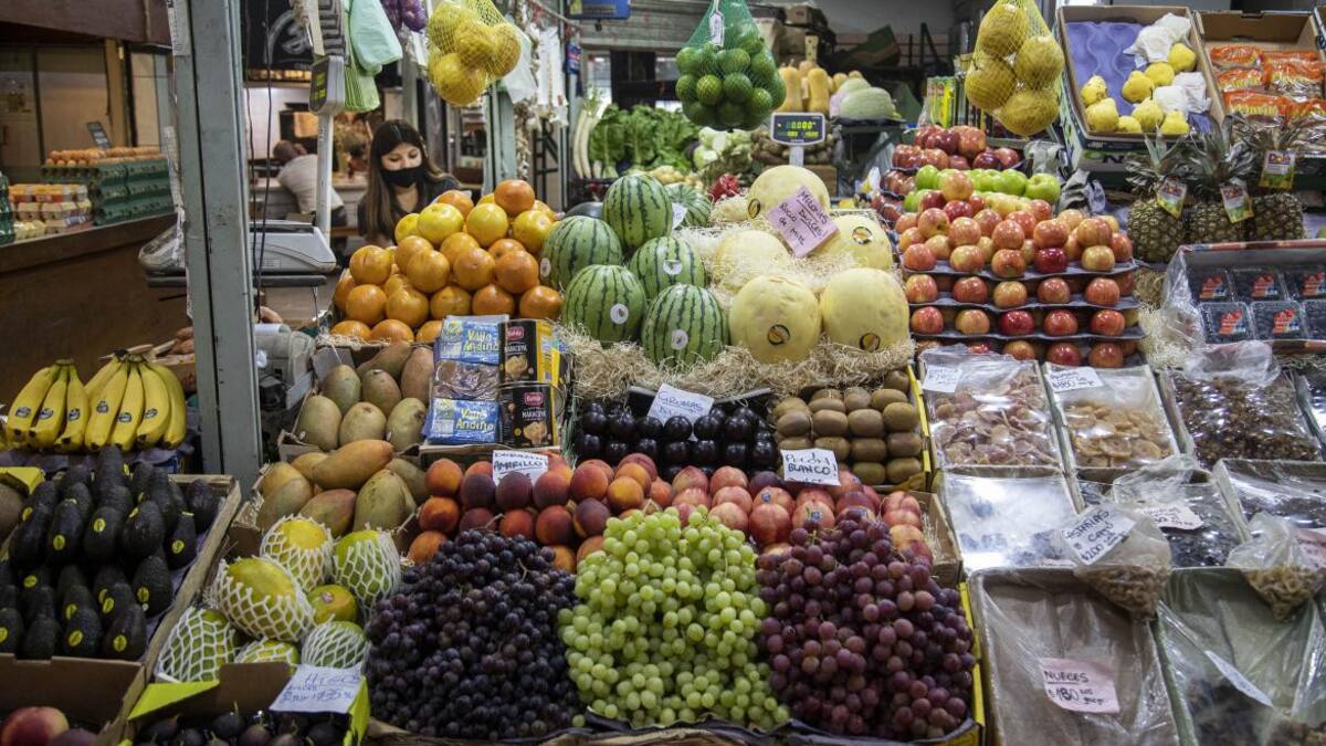 Góndola de frutas y verduras - Inflación, AGENCIA NA