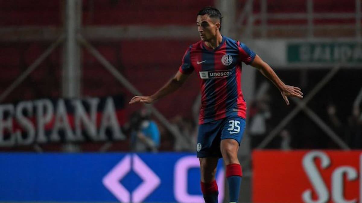 Gonzalo Luján, futbolista. Foto: San Lorenzo